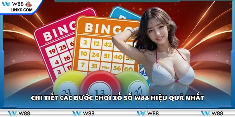 Chi tiết các bước chơi xổ số W88 hiệu quả nhất